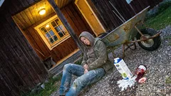 Kort berättelse: Skottkärran vid stugan gjorde något som jag inte var beredd på