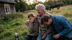 Kort berättelse: Pappa sa en enda rad vid hästhagen – jag glömmer den aldrig