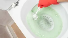 15 minuter och din toalett kommer att vara bländande vit: kasta dessa två ingredienser i toalettstolen