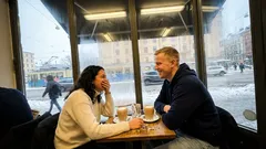 Kort berättelse: På kaféet vid Odenplan sa jag en replik jag lovat mig själv att aldrig dra