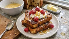 French toast på panettone – frasigt, saftigt och perfekt till julbrunch