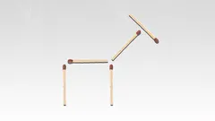 Du behöver bara flytta en tändsticka för att få åsnan att vända sig om: lösa ett utmanande pussel?