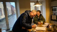 Kort berättelse: Pappas usla ordvits dök upp igen – just när allt började rasa