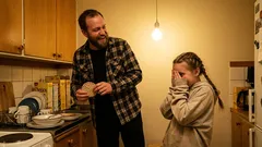 Kort berättelse: Pappas sämsta vits följde med till skolan, och allt blev tyst