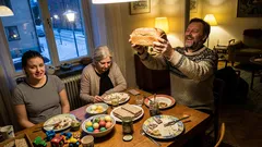 Kort berättelse: Ett enda ord vid påskbordet fick hela familjen att tystna