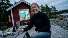 Kort berättelse: Jag drog ett skämt på altanen – och något oväntat hände