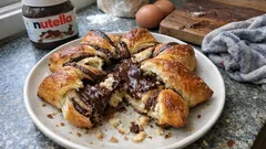 Stjärnbrioche med Nutella – så bakar du det fluffiga fikabrödet som ser proffsigt ut
