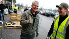 Kort historia: En spricka i köksfönstret ledde till en oväntad stund vid glasdisken