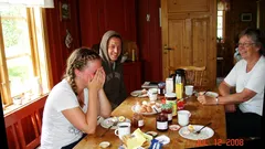 Kort berättelse: Jag skulle bara vara artig vid frukostbordet – och allt stannade