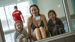 Kort historia: Visselpipan ljöd över hela simhallen – och jag visste att alla tittade