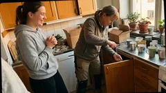 Kort berättelse: När dörren äntligen slutade knarra kom också en oväntad gäst