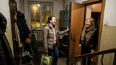 Kort story: Det knackade på precis när jag behövde en paus från allt